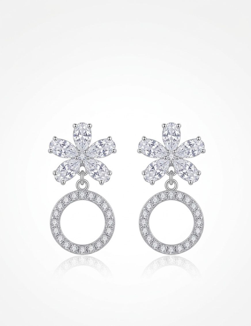ZIRCON ÜSTÜ FİYONK KÜPE